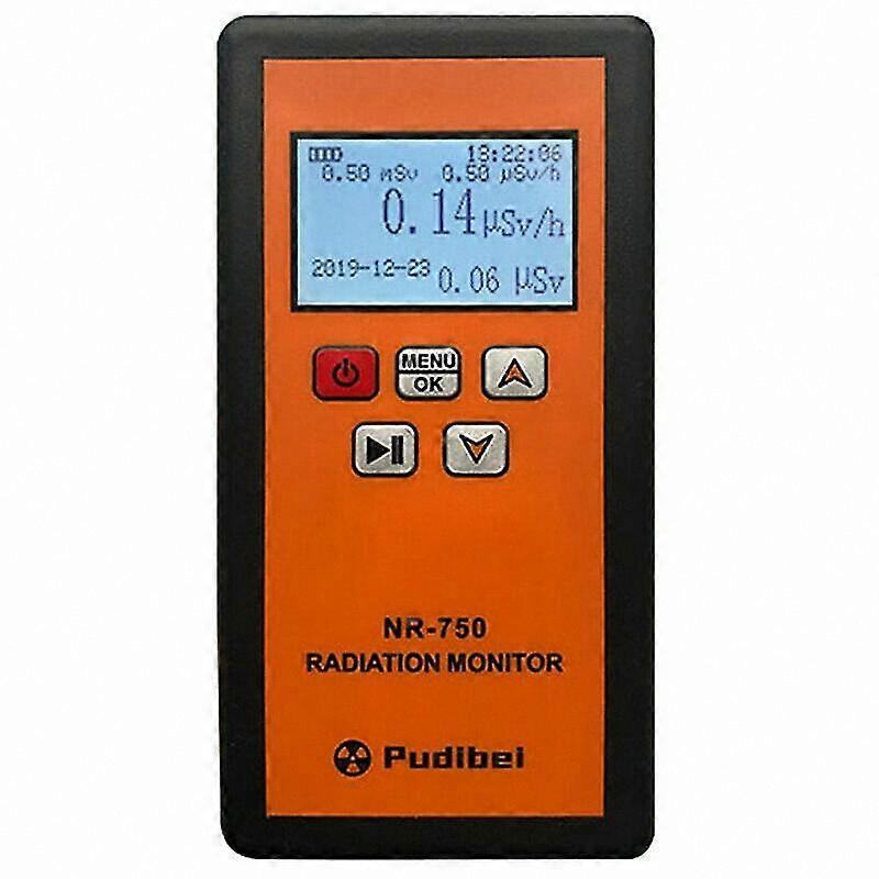 Handheld Radiation Monitor with Vibration and Light Alerts for Portable Nuclear Detection