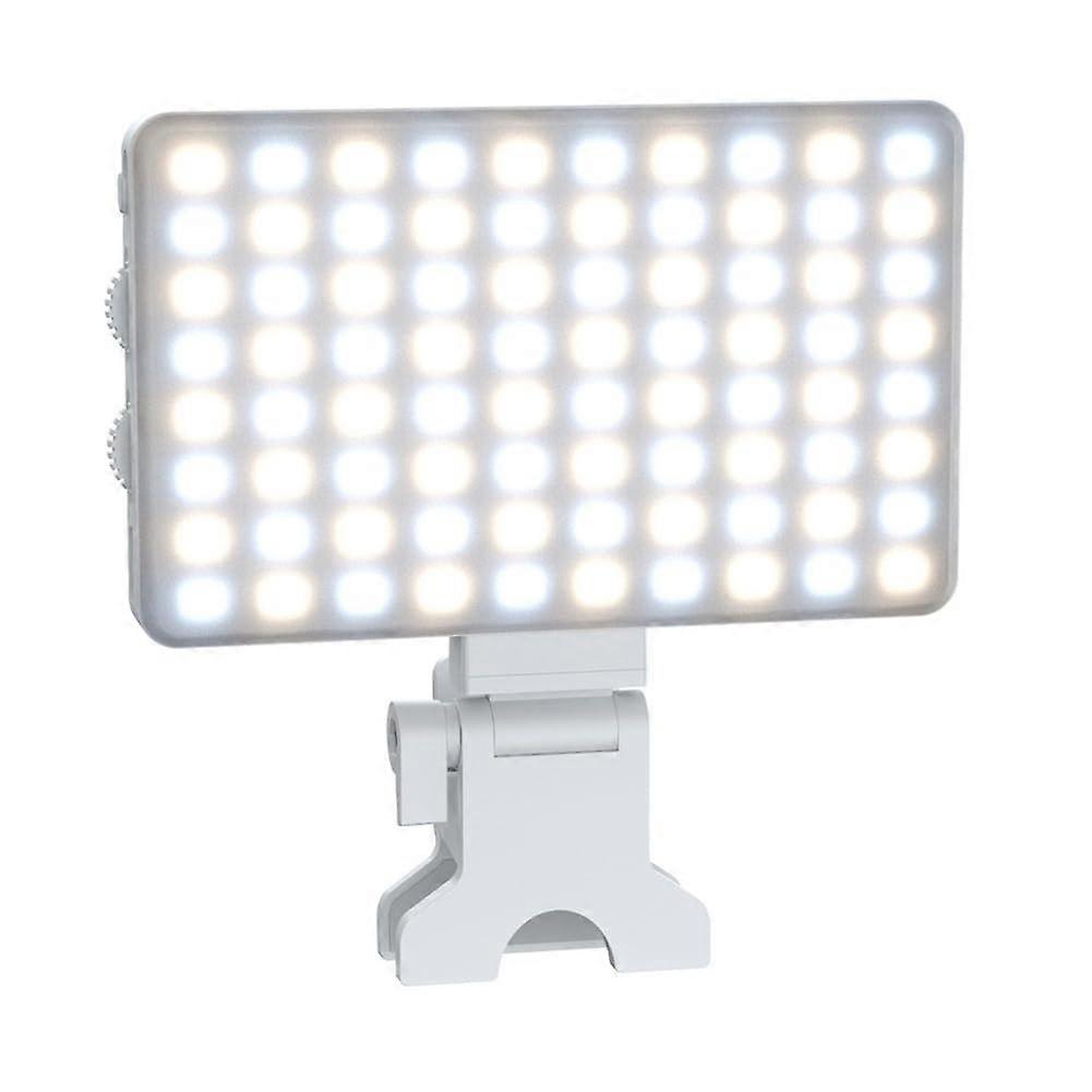 Mini Clipon Mobile Phone TypeC LED Portable Fill Light 80 LED 2500K9000K W/Battery B White