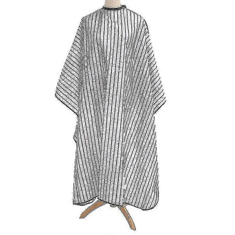 Hairdressing cape with round neck elastic design, stain-proof, practical and fashionable