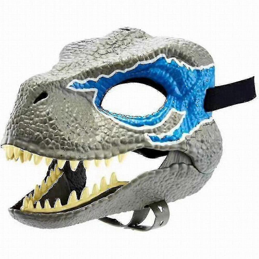 Dinosaur mask with movable jaw, suitable for children and adults for multiple holiday parties