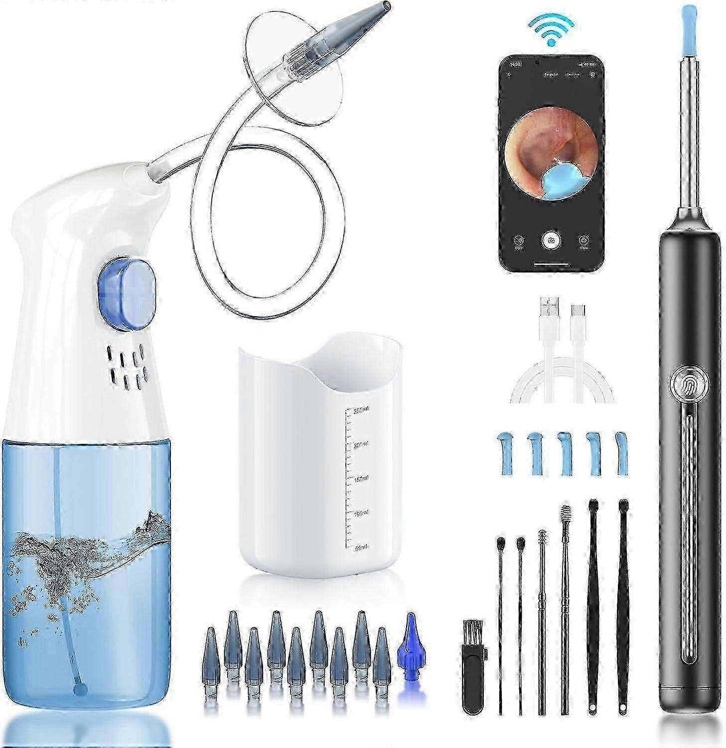 Newest 2025 Ear Wax Removal Kit with Camera - Eligible for FSA & HSA - Safe Ear Cleaning Solution