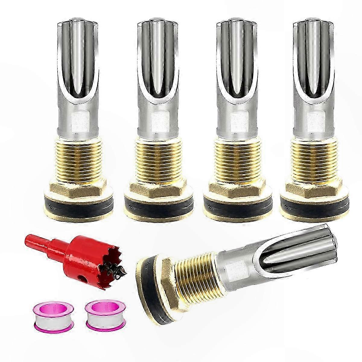 5-Pack Automatic Nipple Waterers for Swine with Brass Components
