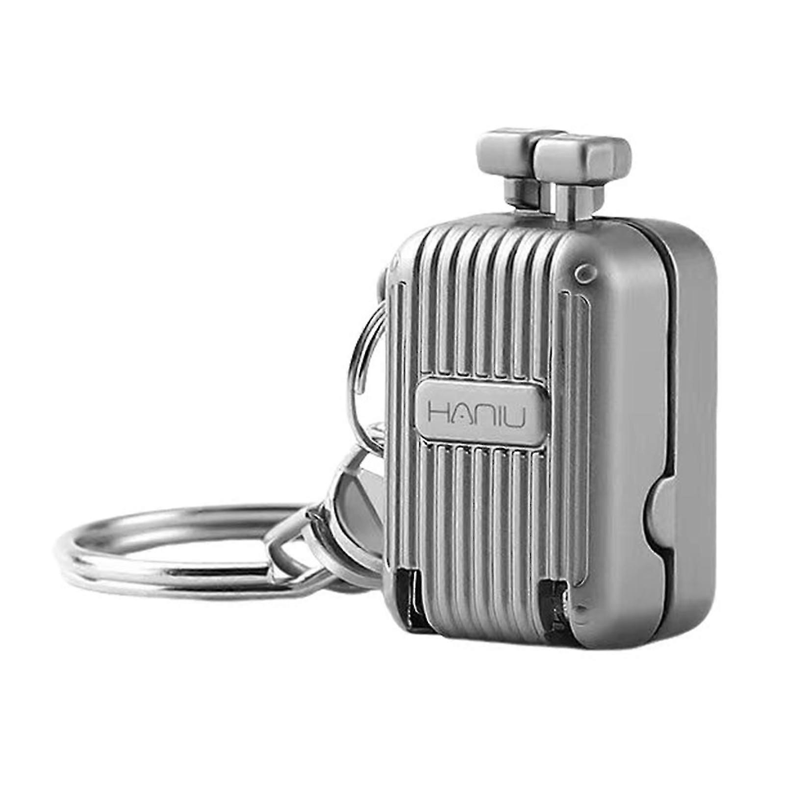 All-metal manicure tool with folding design for EDC and travel
