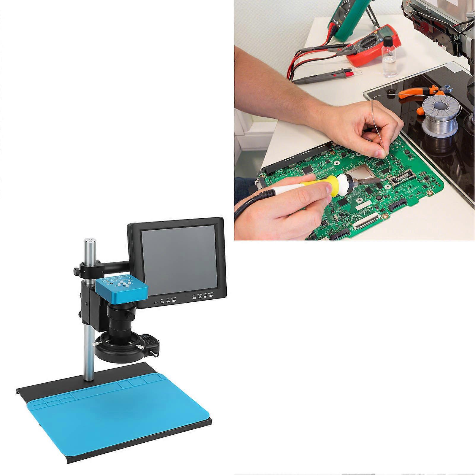 34MP HY-1139 Industry Microscope Camera Kit 8in 1080P USB