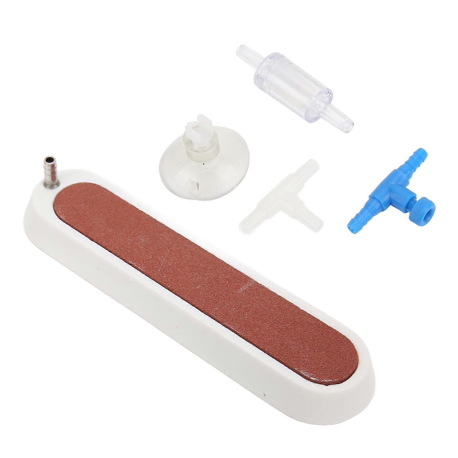 Fish Tank Air Refiner Metal Air Stone Disc Bubble Diffuser White