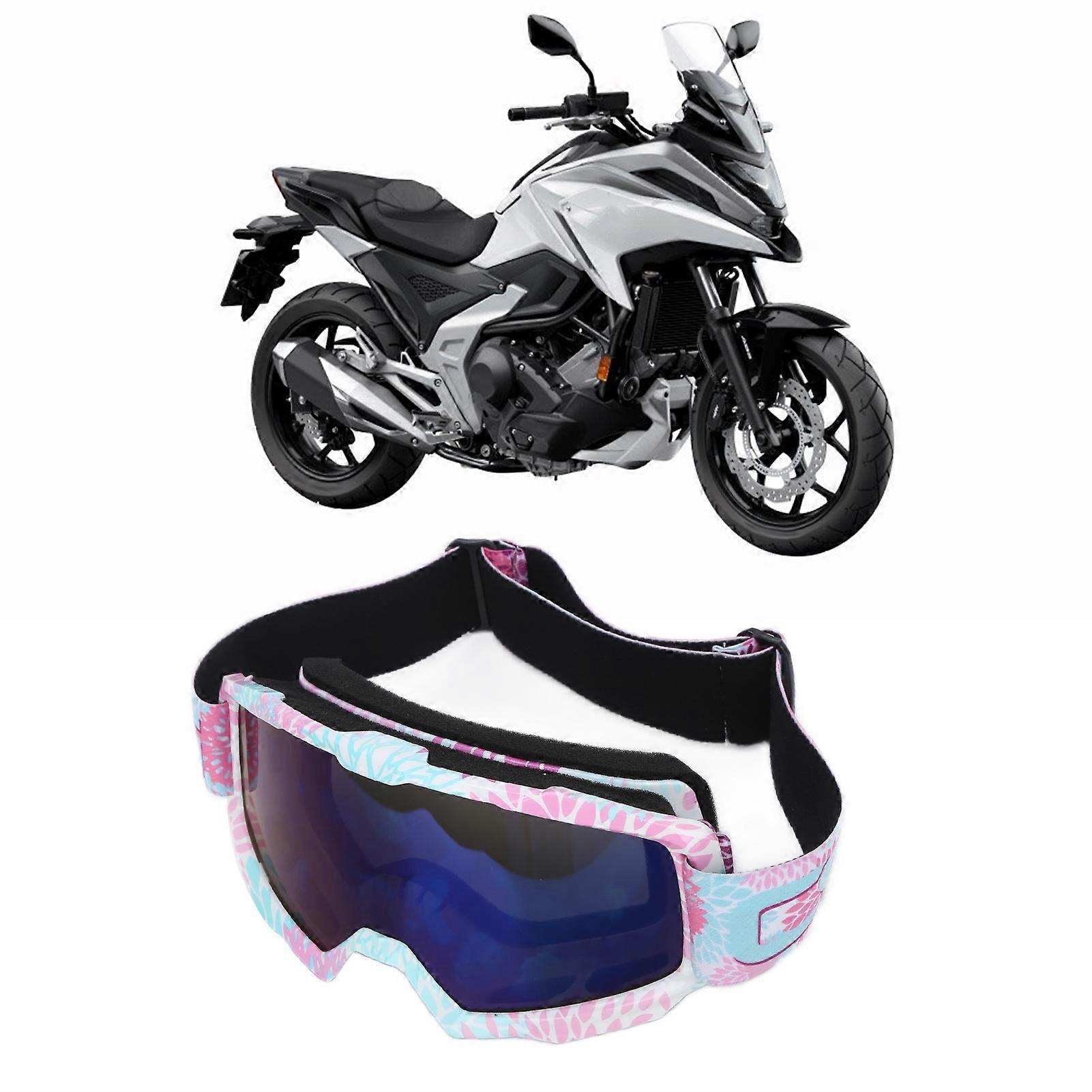 Motorcycle UV Resistant Windproof Goggles with Adjustable Elastic Band