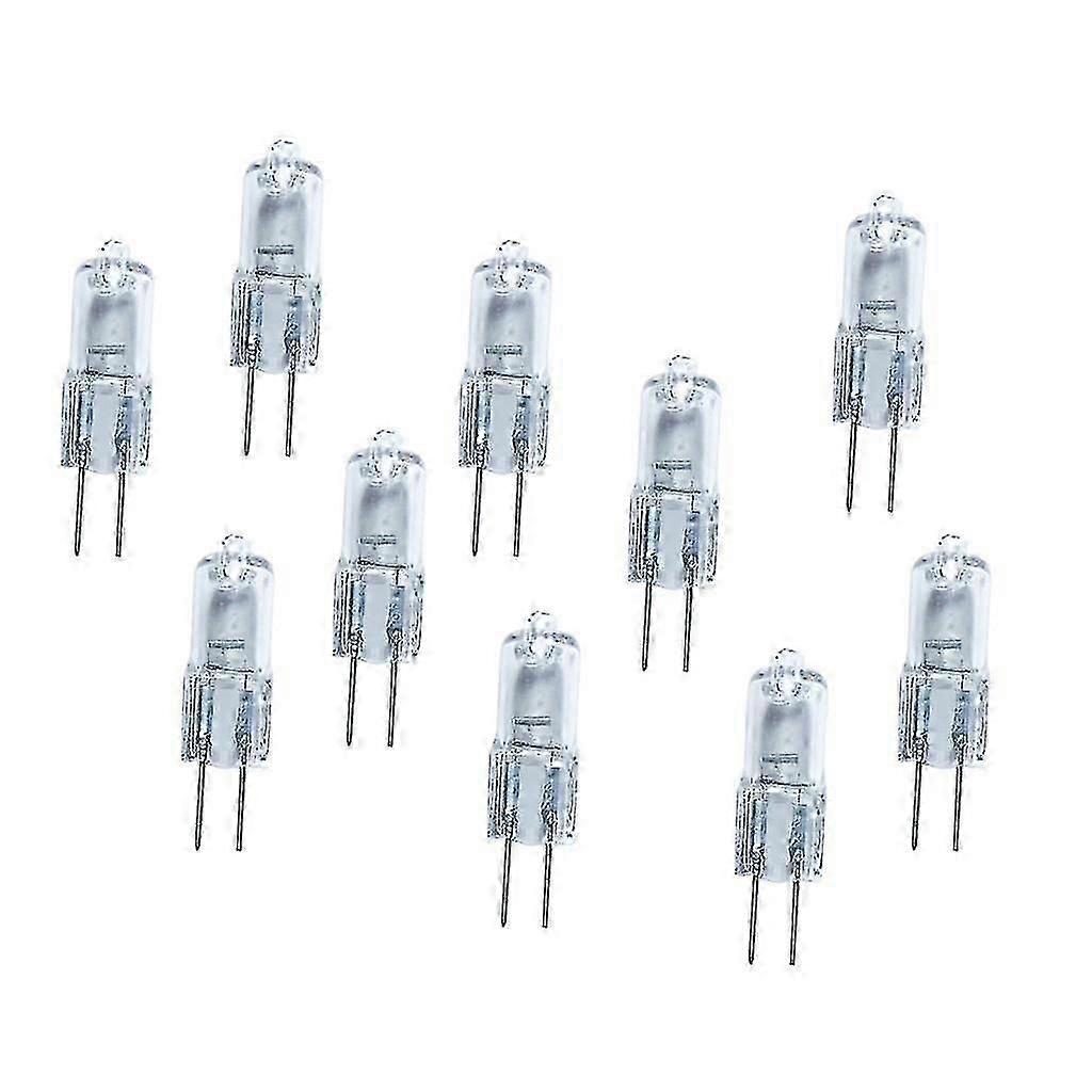 G4 Halogen Bulb 50W 12V Super Bright Tungsten Light 10 Pcs Pack