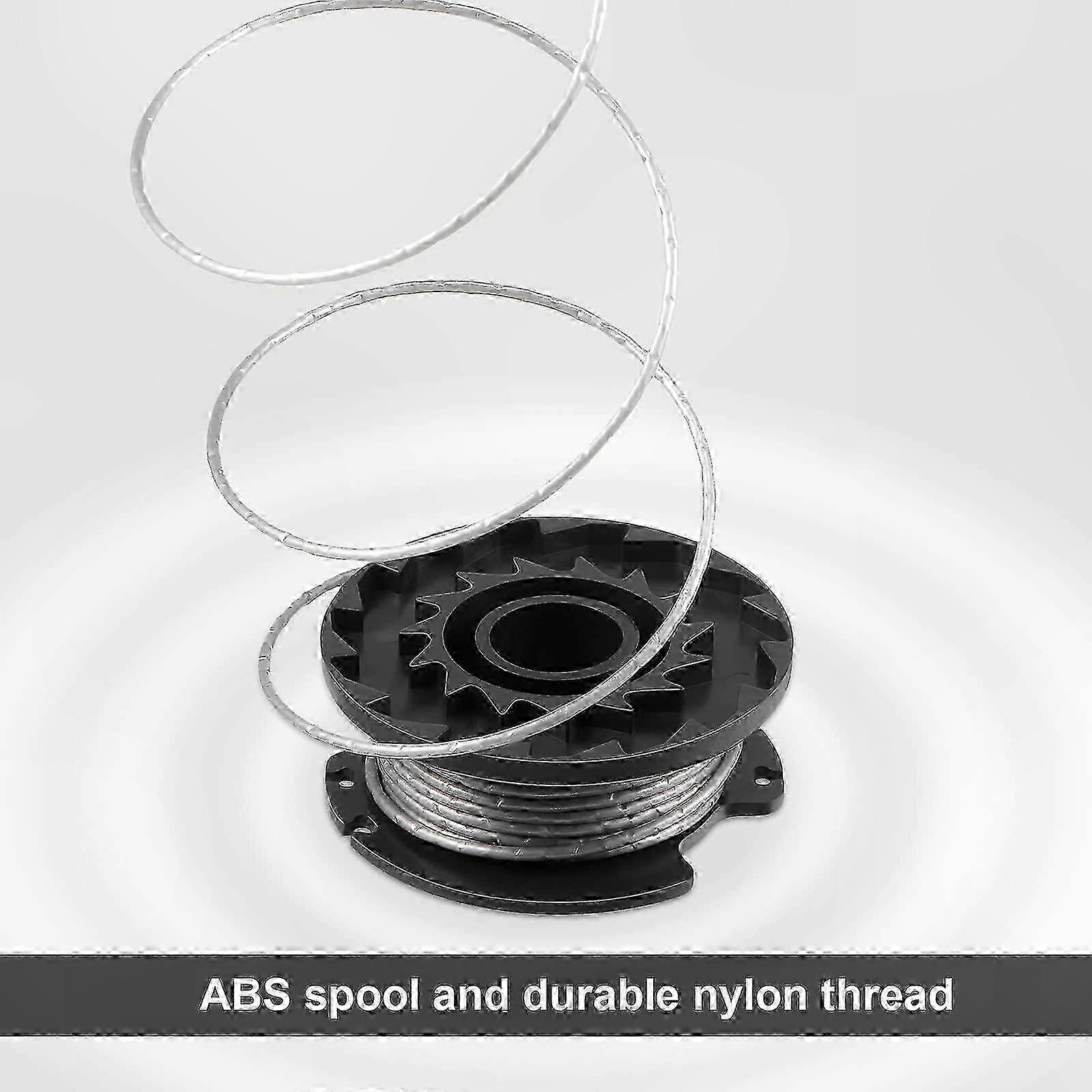 8-Pack Replacement Spool Line for String Trimmers, Compatible with EasyGrassCut Models 23, 26, 18, 18-230, and 1 Edition