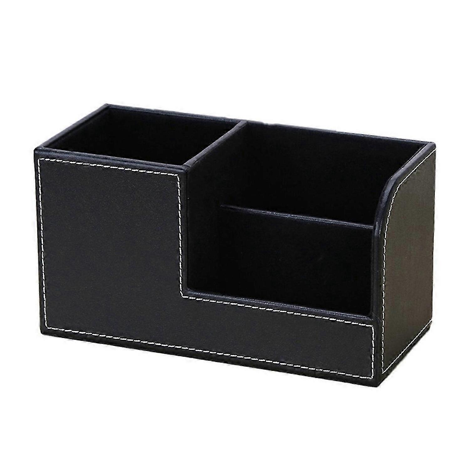 Leather Desk Organizer,Office Supplies Holder A