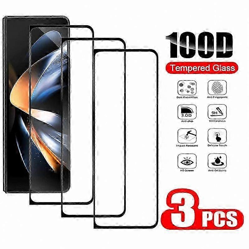 3-Pack Tempered Glass Screen Protector for Foldable Phone Display Shield