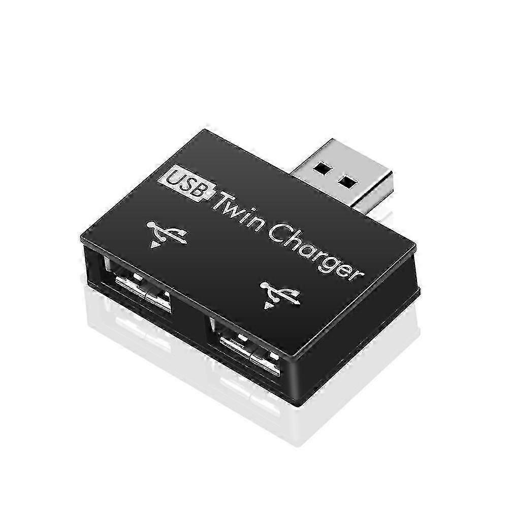 USB 2.0 Splitter 1 Man Till 2 Kvinna USB Hub Adapter Omvandlare För Telefon Bärbar PC Kringutrustning Dator Laddning Tillbehör SZRH AF