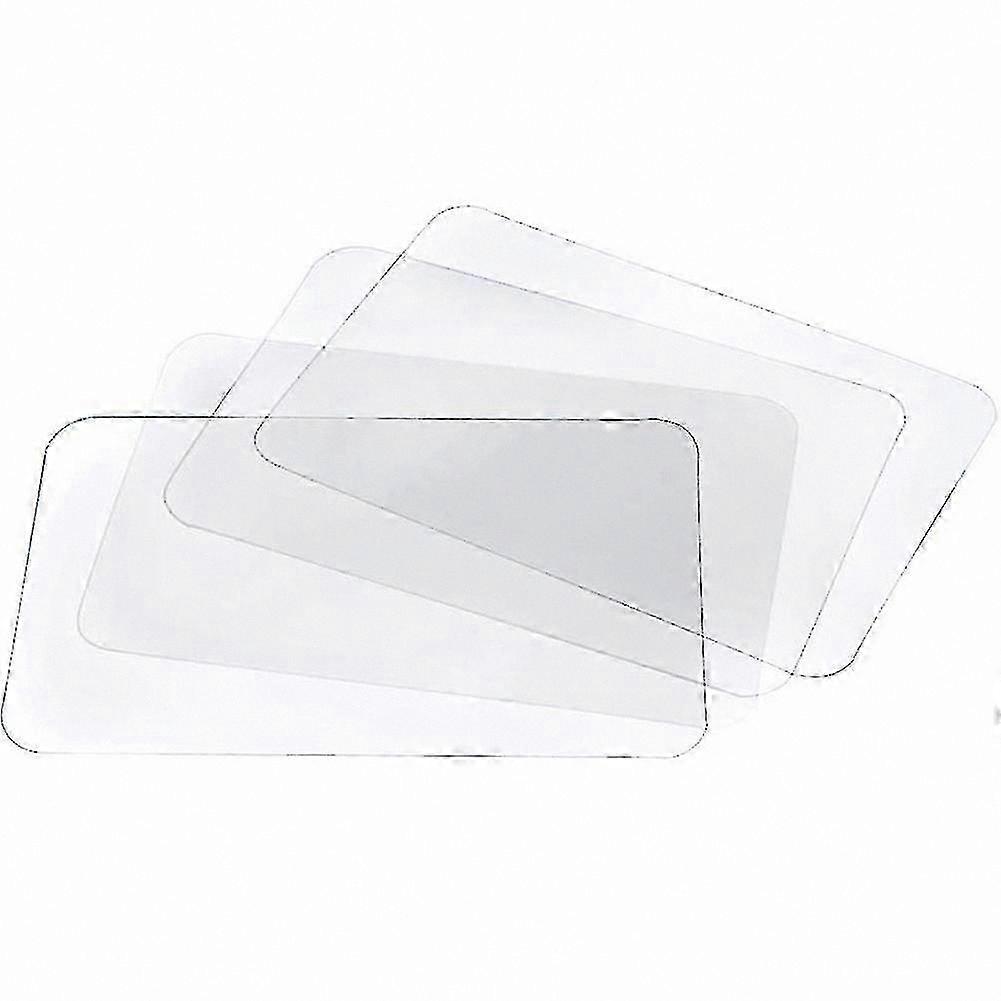 Heat-Resistant Non-Slip Clear Placemats, Washable Table Mats for Kitchen Use (Set of 8)