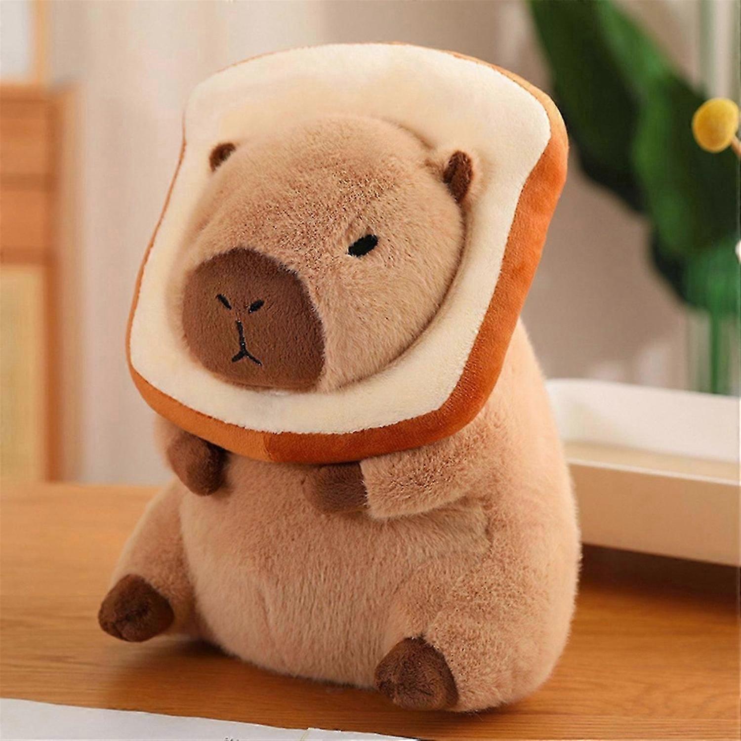 Cute Capybara Plush Pillow with Wearable 30cm