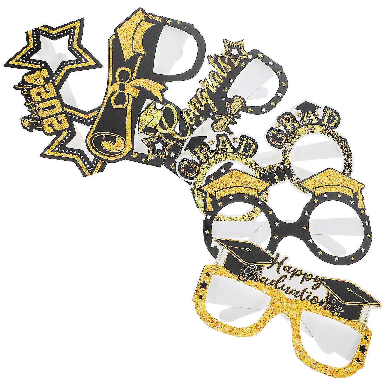 Graduation Eyeglasses for Decoration 12Pcs Party Props