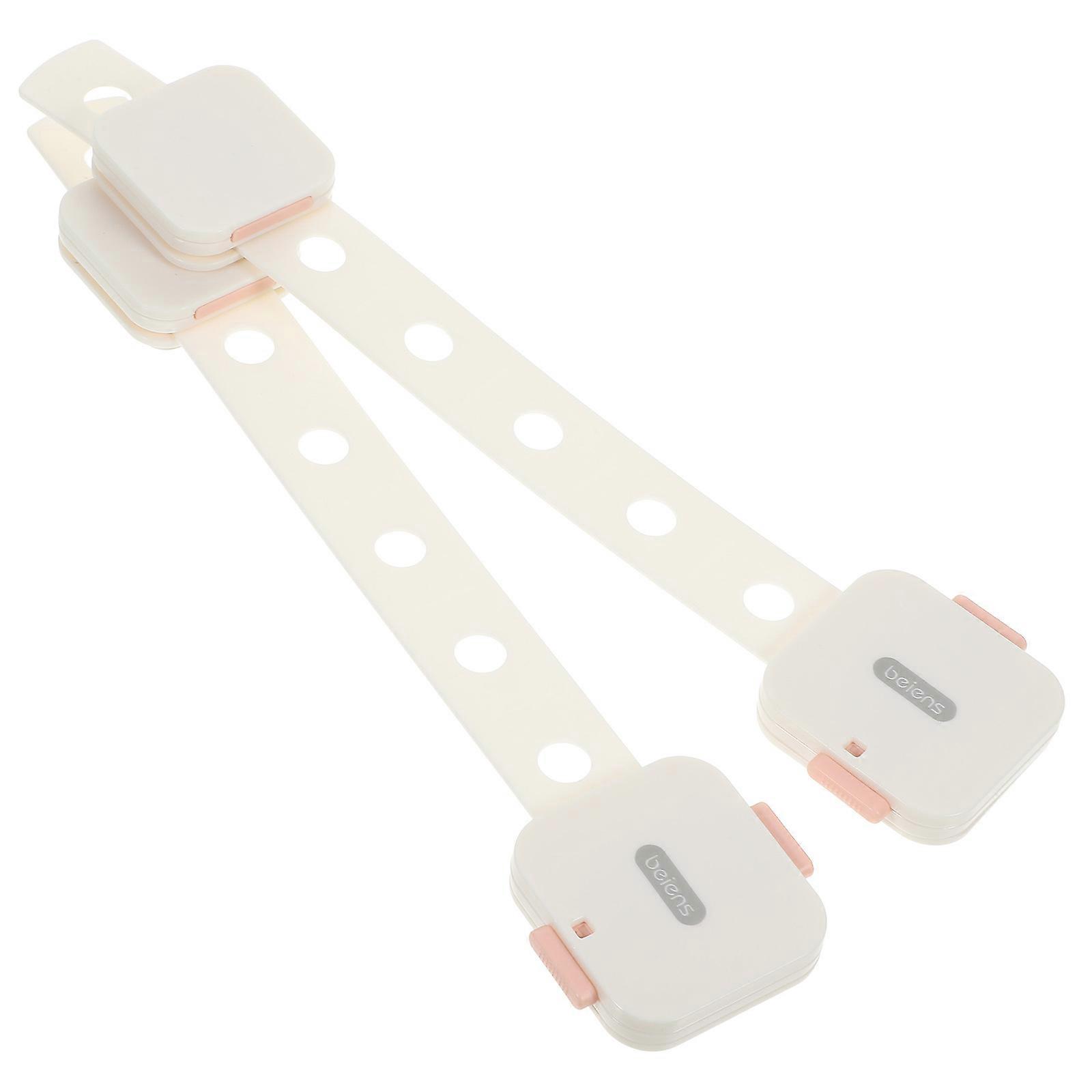 Child Proof Strap Lock Child Safety Cabinet Lock for Protection 2Pcs