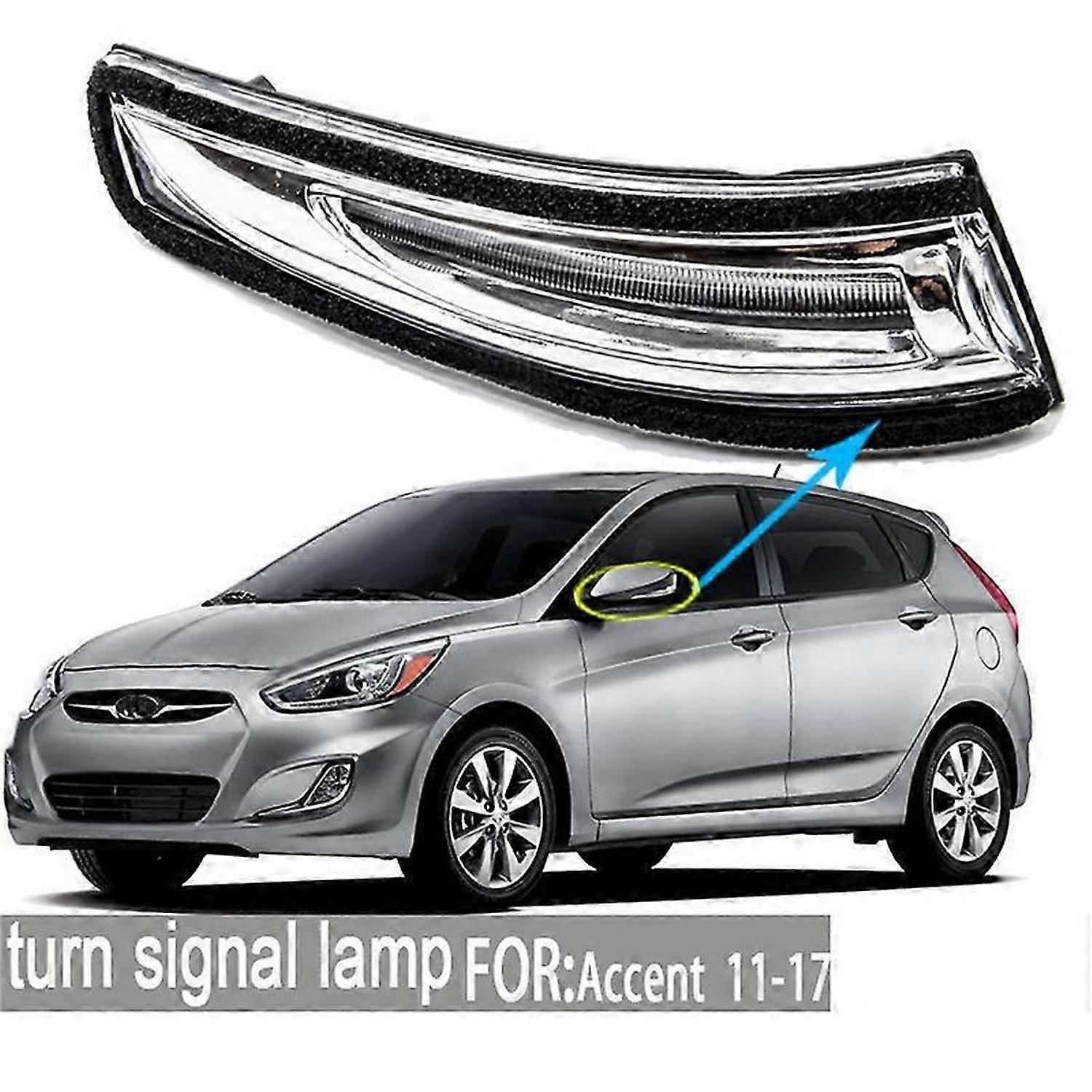 For Accent I30 2011-2017 Dynamic LED Turn Signal Light Sequential Rearview Mirror Light