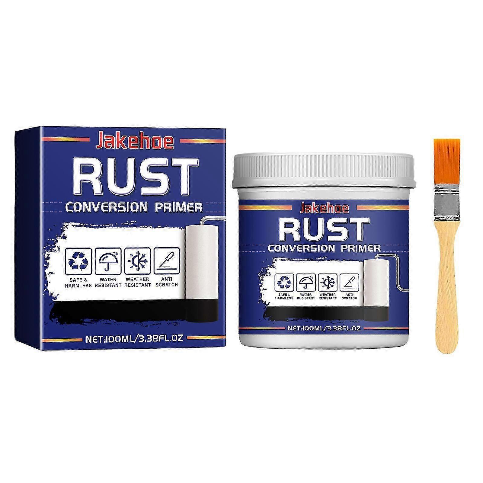 Jakehoe anti-rust konvertering primer, jerndør metal gearbeslag rust trappe gelænder anti-korrosion rustfjerner