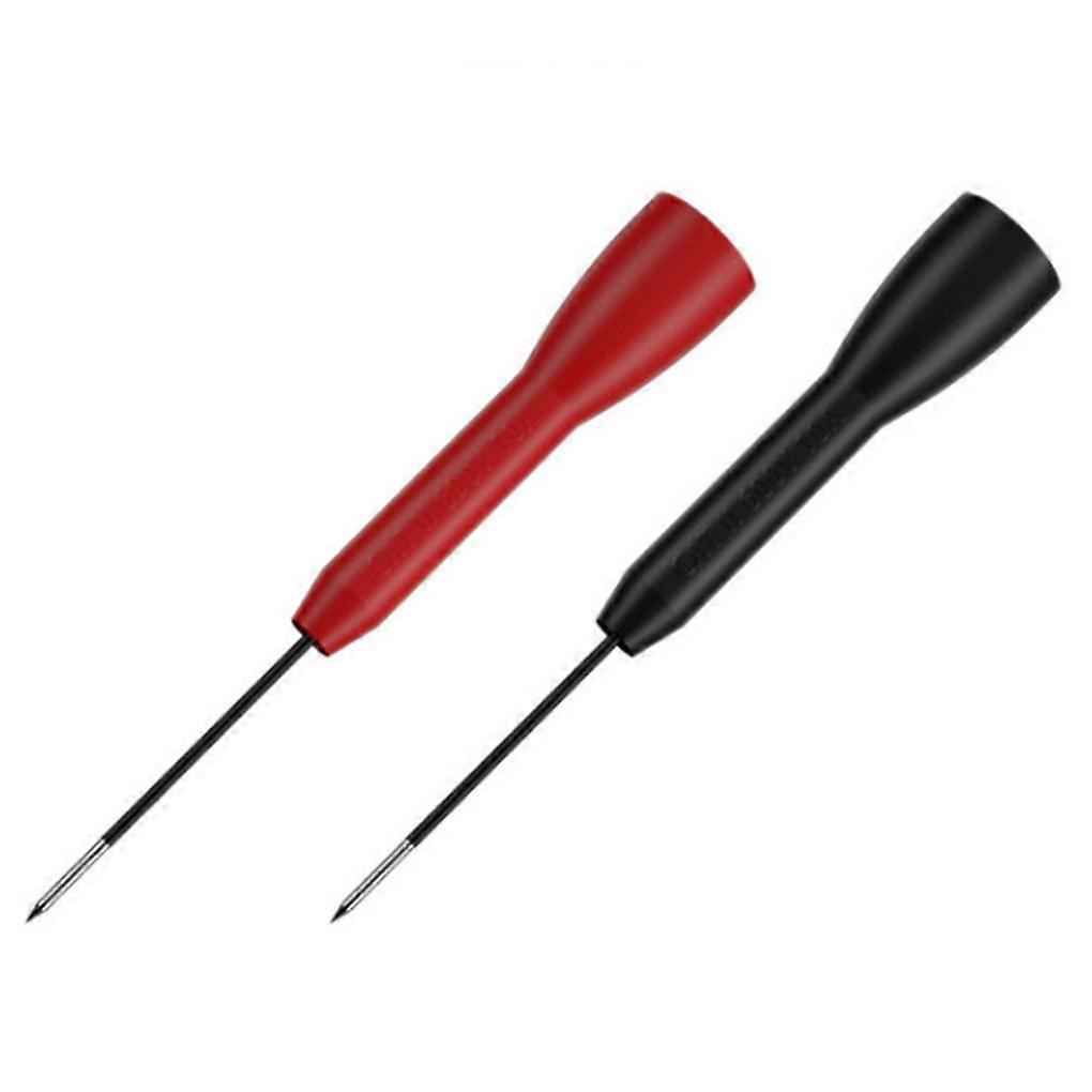 1 Pair 2mm Universal Multimeter Probes Measuring Device Insulation Piercing Non-Destructive Testing Needle Accessories