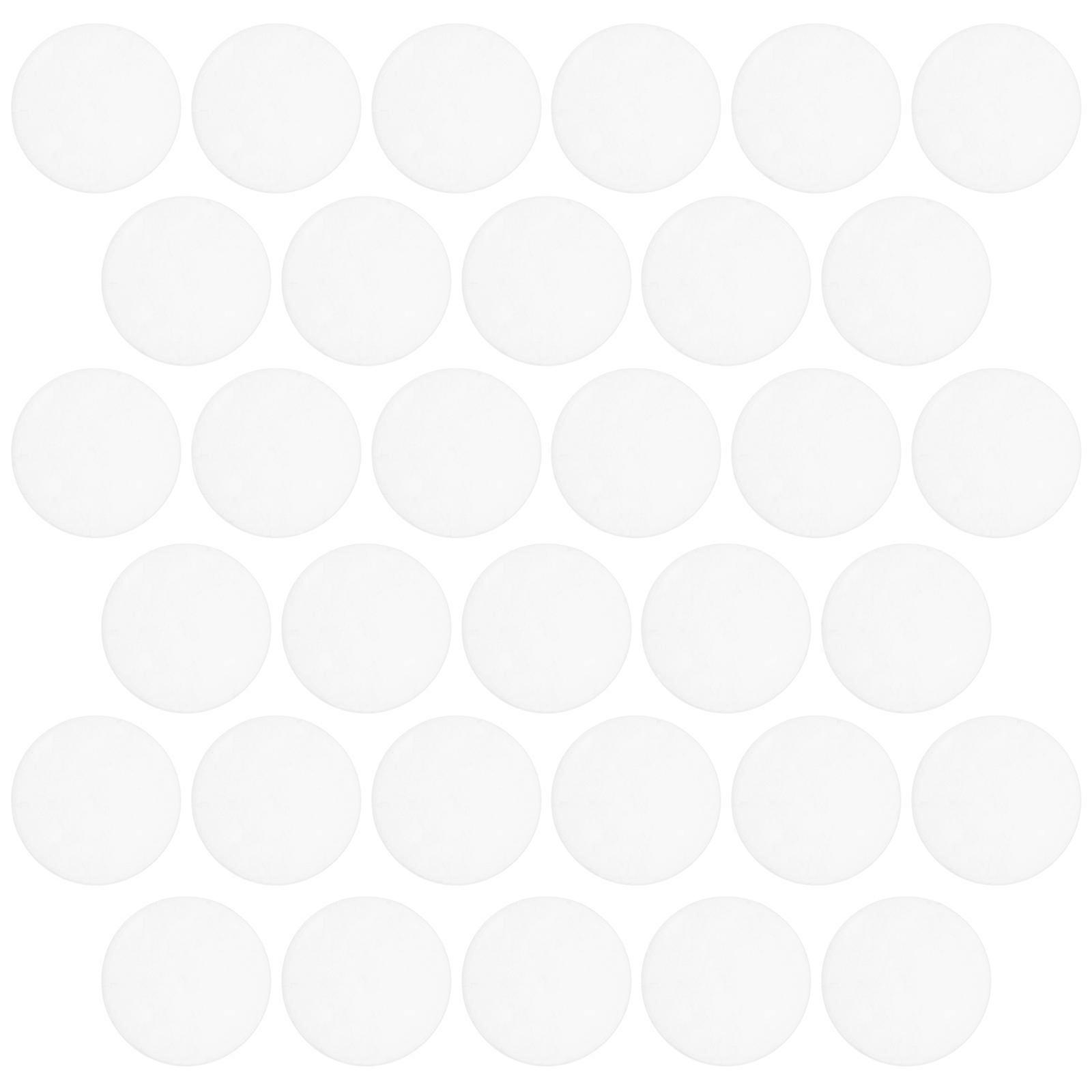 Transparent Glass Cabochons Clear Flat Back for Decoration 50Pcs Round Dome