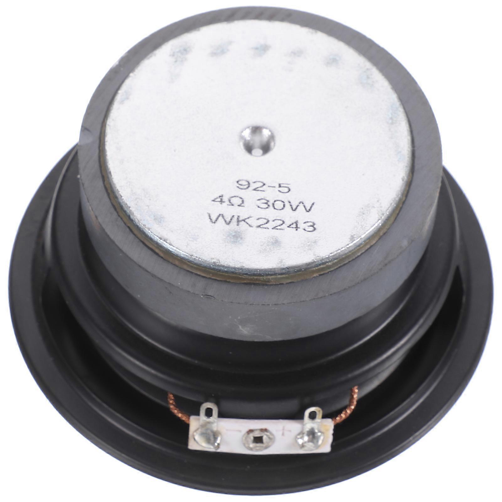 3.5 Inch Car Loudspeaker Component Speaker System for Bass Audio 30W Output