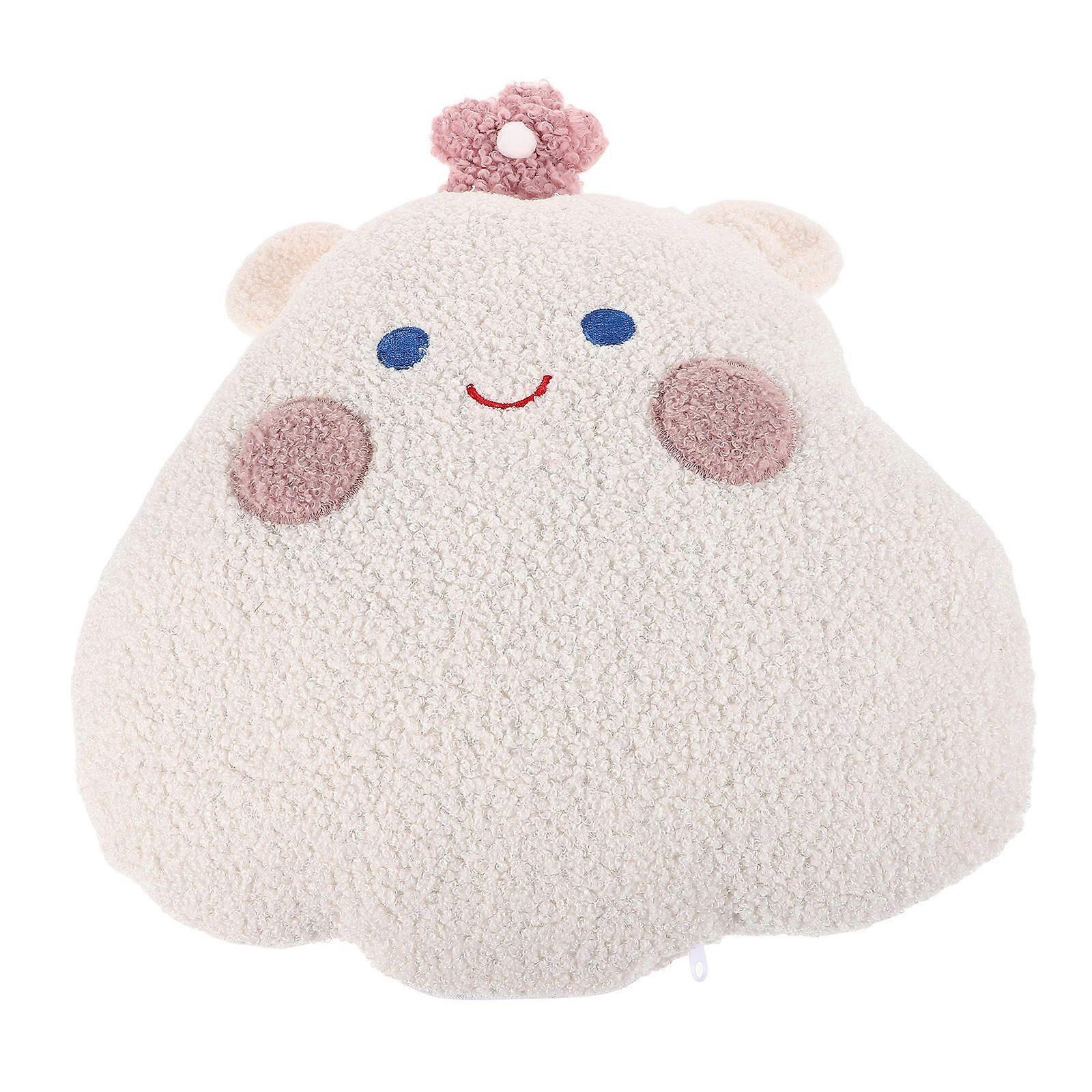 Back Strain Reduction Plush Waist Pillow Cute Car Decor 1Pack