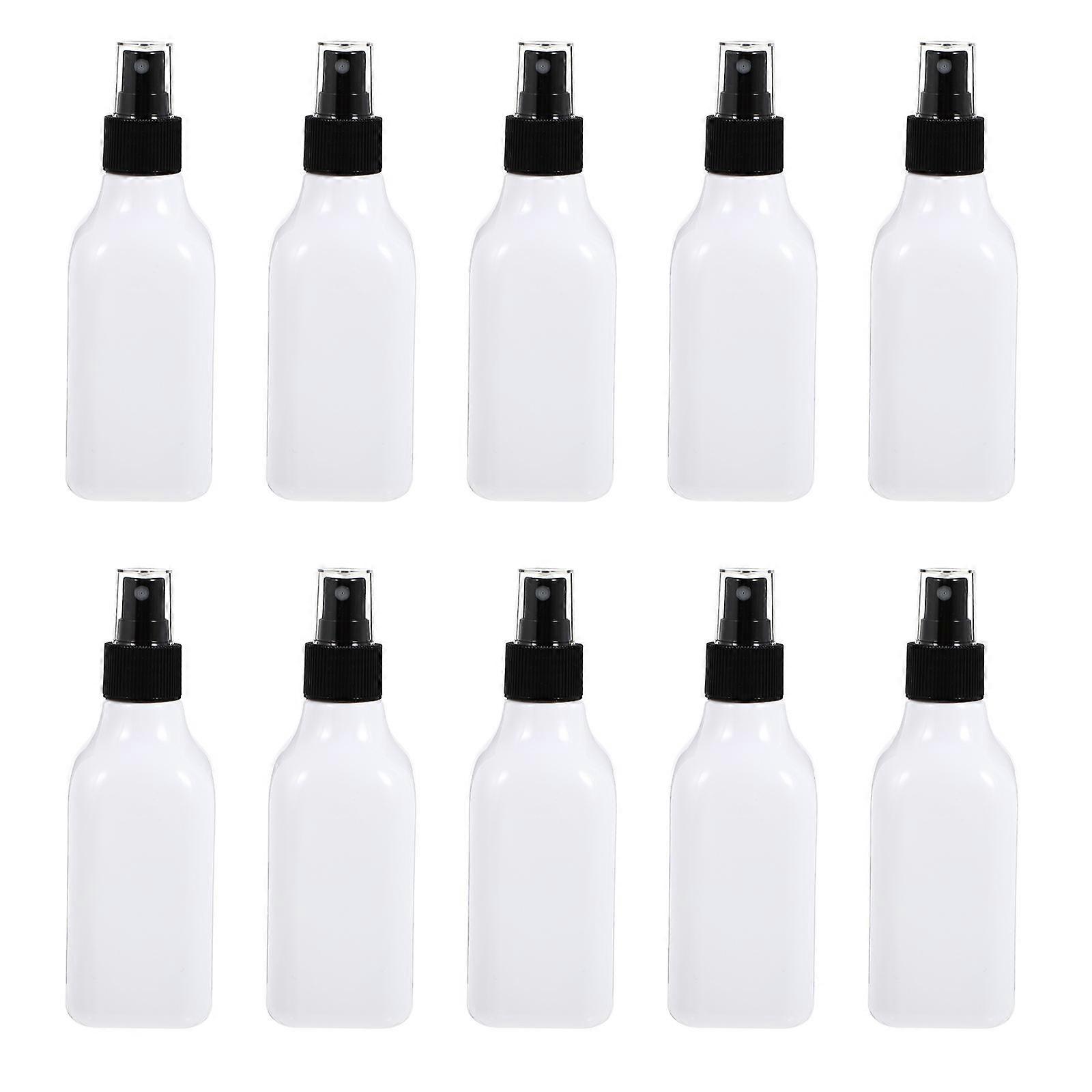 Black Spray Bottles Pet Plastic for Travel Use 10Pcs Set