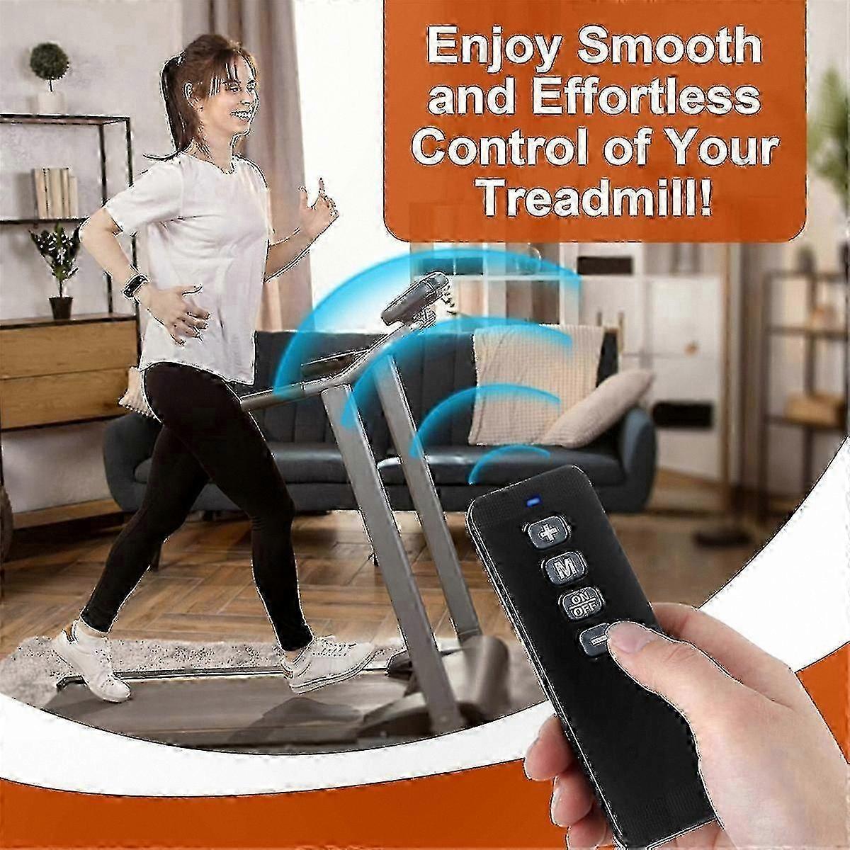Universal 433MHz Wireless Remote Compatible with Treadmills and Walking Machines