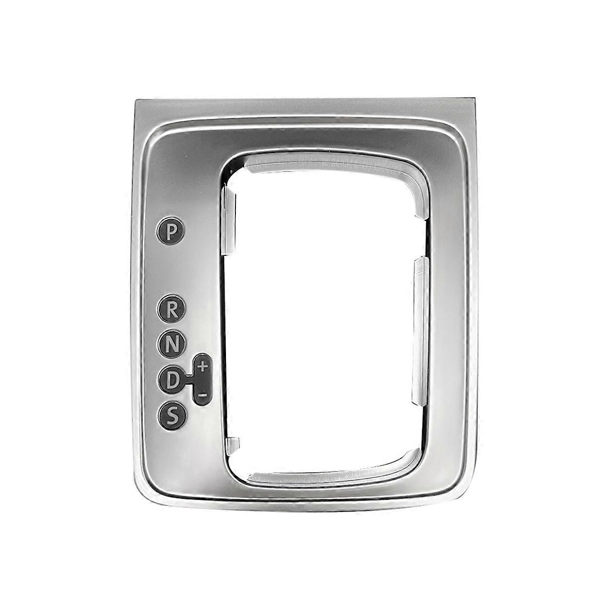 Car Gear Shift Base Gear Shift Knob Frame Accessories Matte Silver