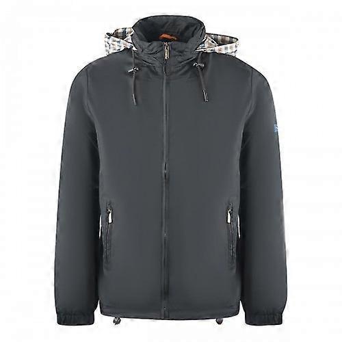 Aquascutum Mens Plain Lightweight Hidden Hood Jacket