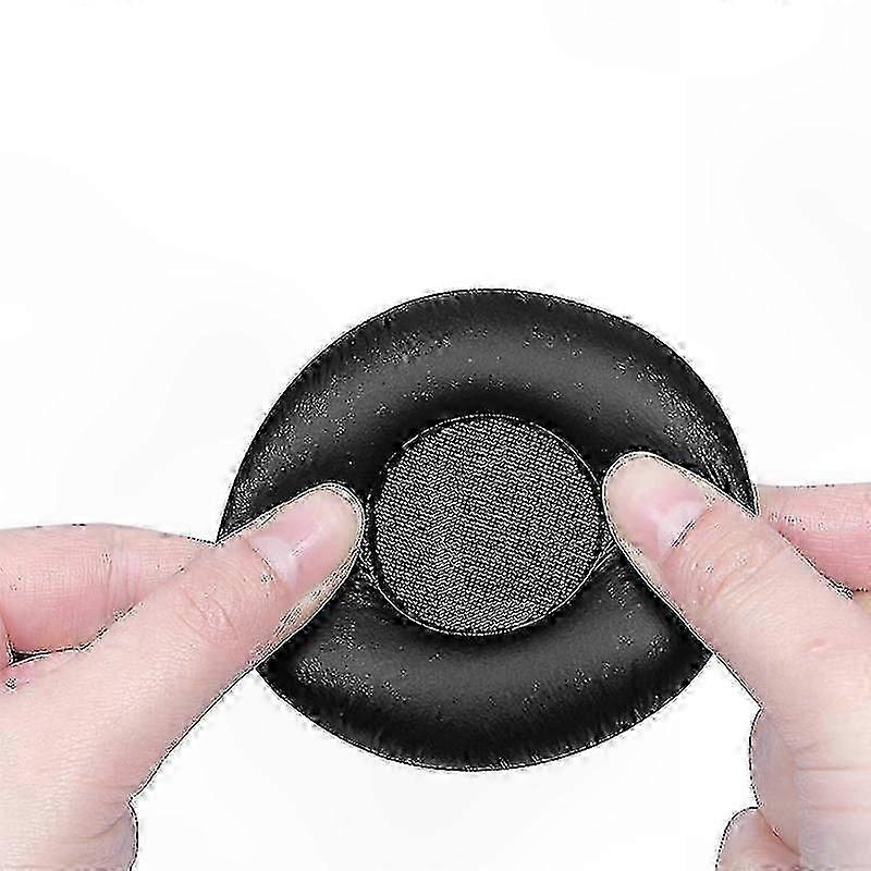 Replacement Ear Pads for Wireless Headphones, Soft Protein Leather Cushions with Adjustable Headband, Compatible with Multiple Models, 1 Pair (F26)