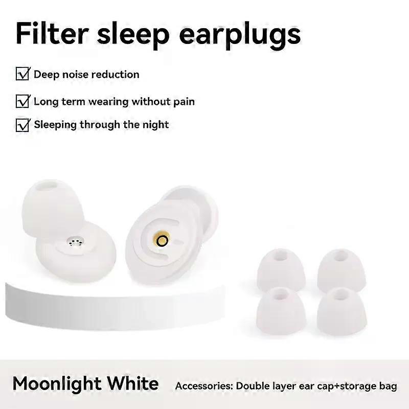 Soft Silicone Noise Filtering Earplugs Hearing Protection Noise Reduction Reusable Earplugs For Concerts Travel Work Sleeping
