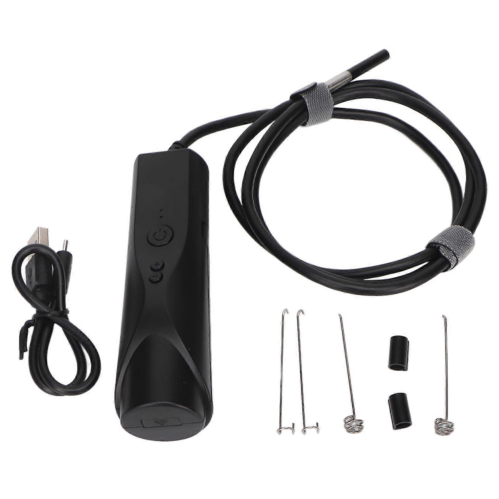 Wireless Endoscope Dual Lens HD 1080P IP67 Waterproof WiFi Borescope with 6 LEDs for Air Conditioner Repair 5m / 16.4ft