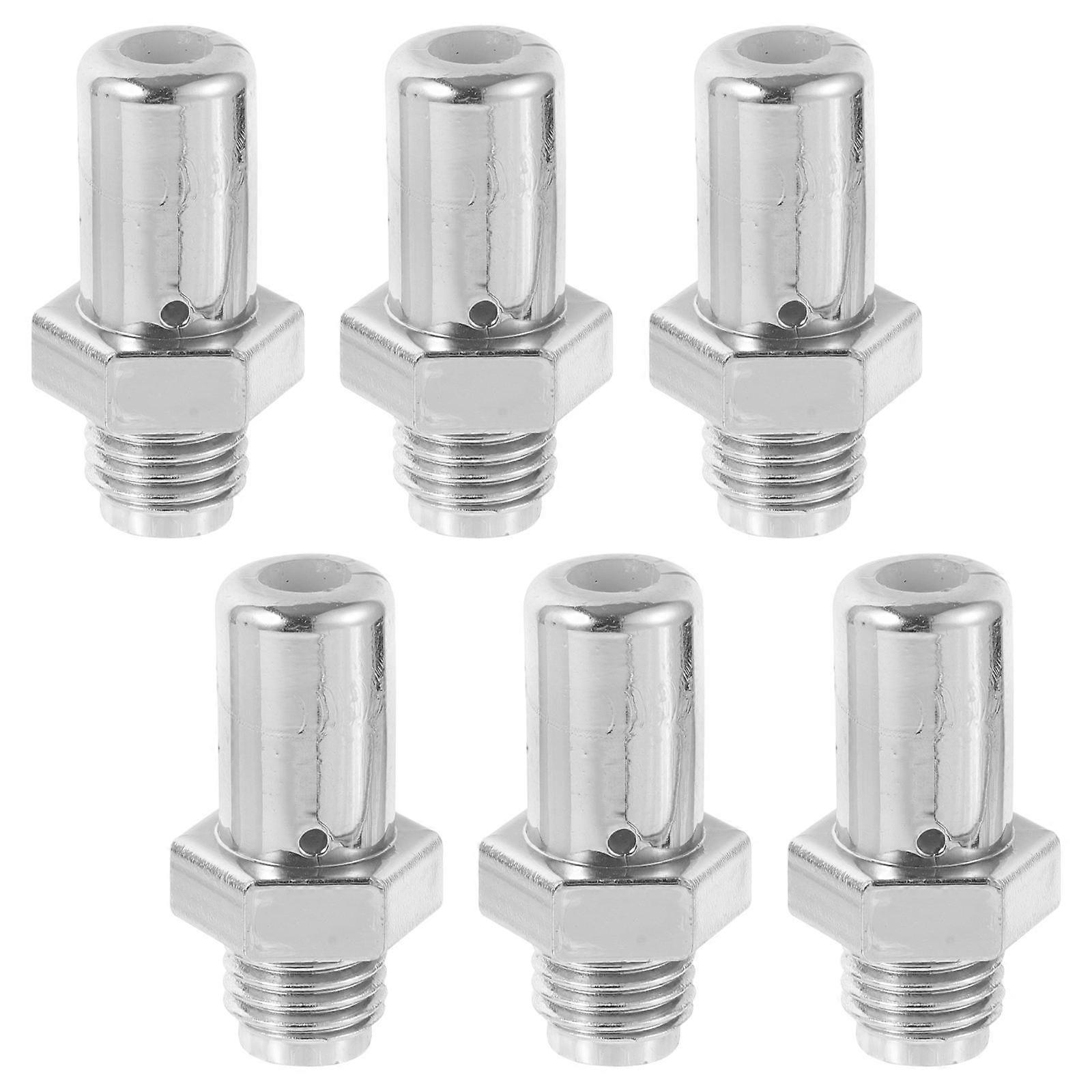 Replacement Fire Extinguisher Nozzles Small Nozzle Silver 18Pcs for Fire Safety