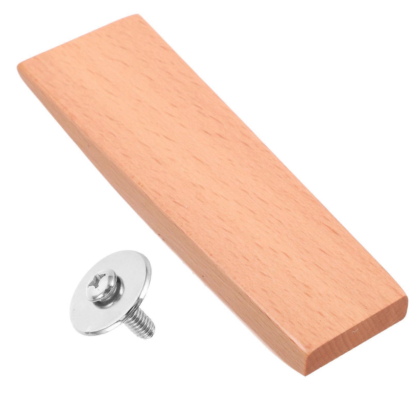 Wooden Handle Pot Handle for Outdoor Cookware 3Pcs Heat Resistant Replacement