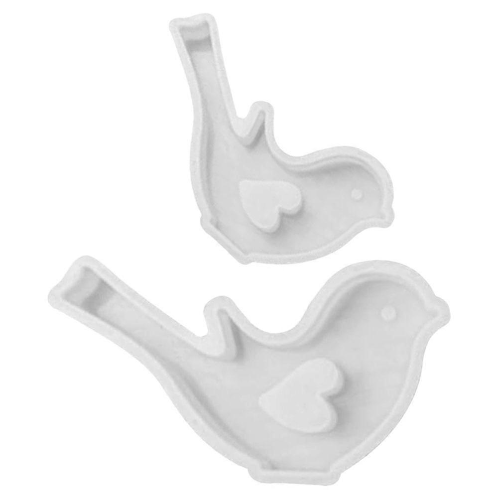 Cookie Baking Mold Silicone Bird for DIY Crafts 4Pcs Creative Cake Tool