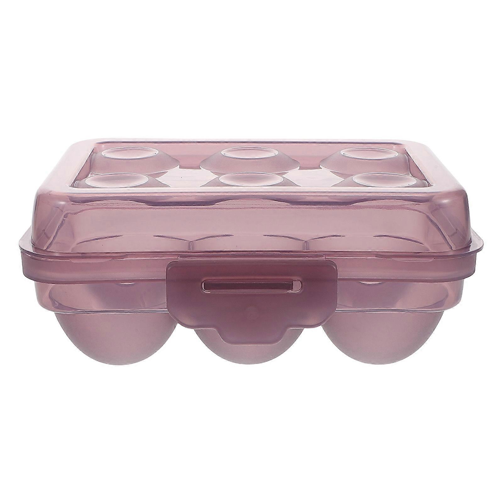 Shockproof Egg Storage Box Portable Holder for 2Pcs Organizer
