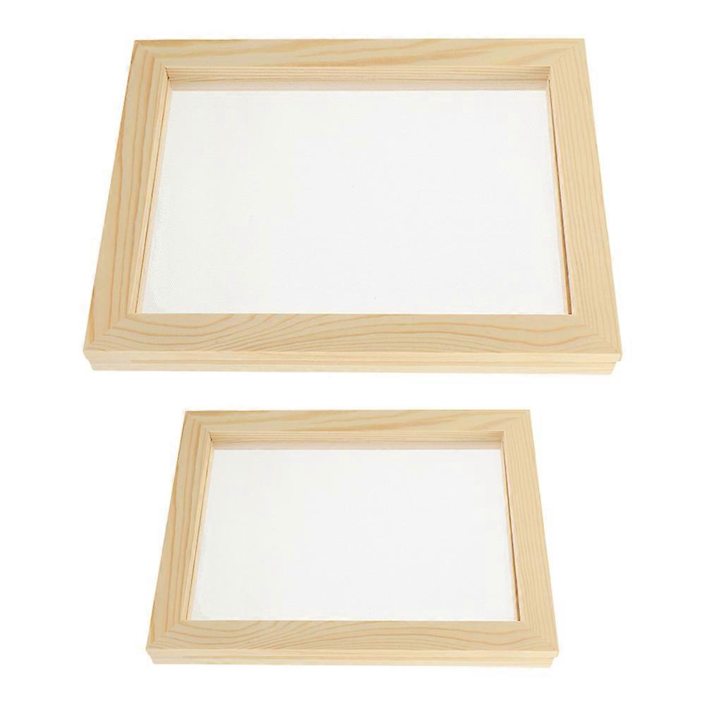 Paper Making Screen Wooden DIY Paper Making Frame for 6Pcs Crafting