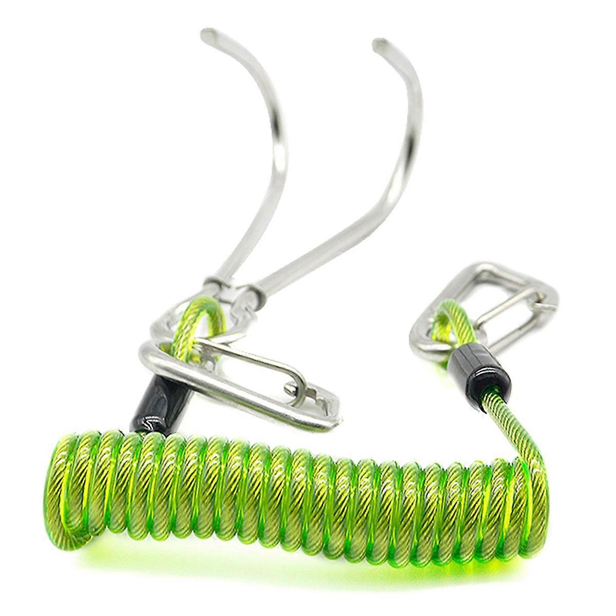 Double Head Dive Reef Rafting Hook Stainless Steel Reef Hook-Green