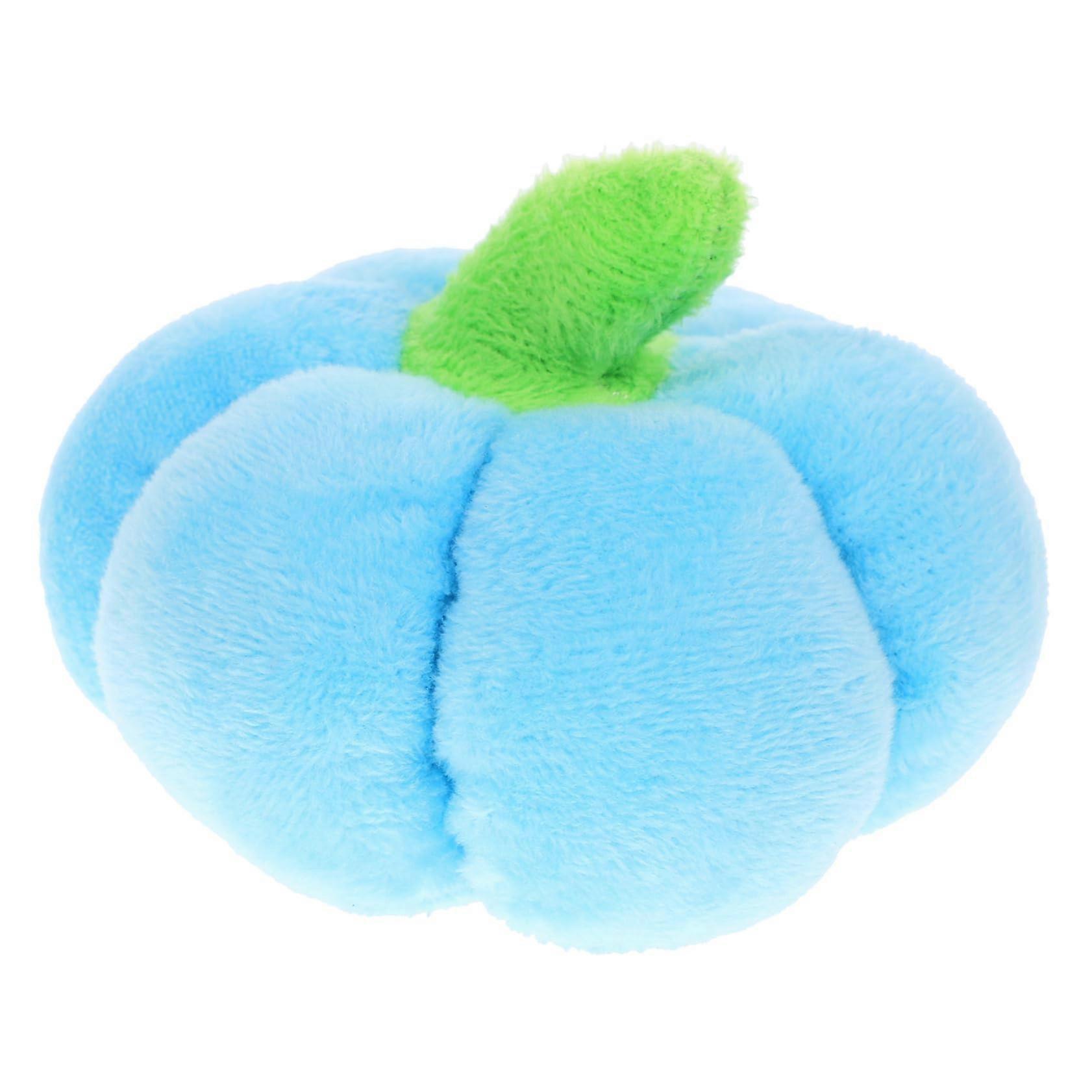 Dog Chewing Plush Interactive Pumpkin Molar Squeaky Dog Toy For Training Durable Teeth Cleaning For Puppies And Cats