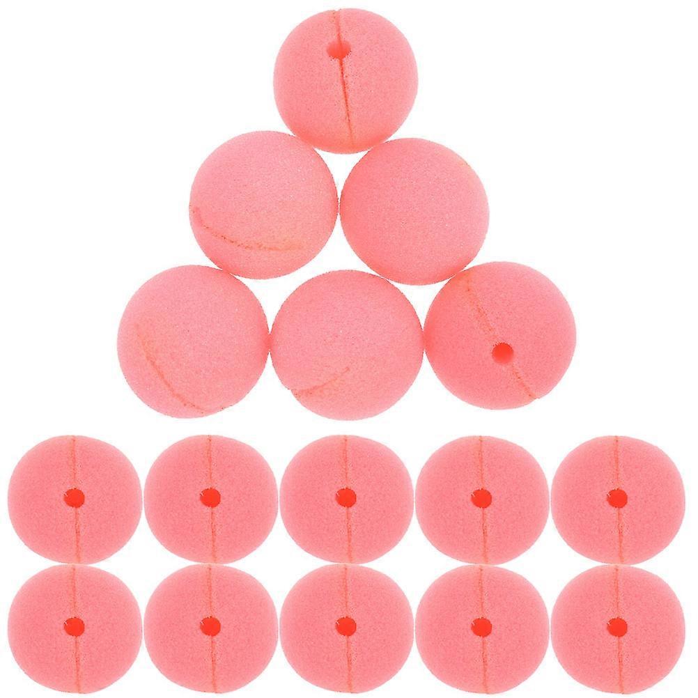 80 Pcs Round Sponge Clown Nose Props For Children Party Supplies Ideal For Halloween And Costume Parties Durable Reusable Accessory