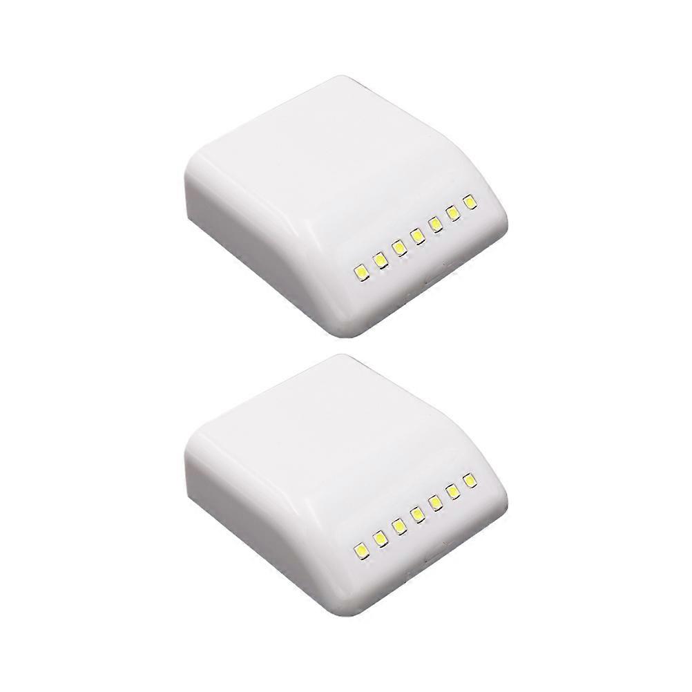 Wardrobe Light Sensor 7 Leds Cabinet Lamp for Lighting 4Pcs White