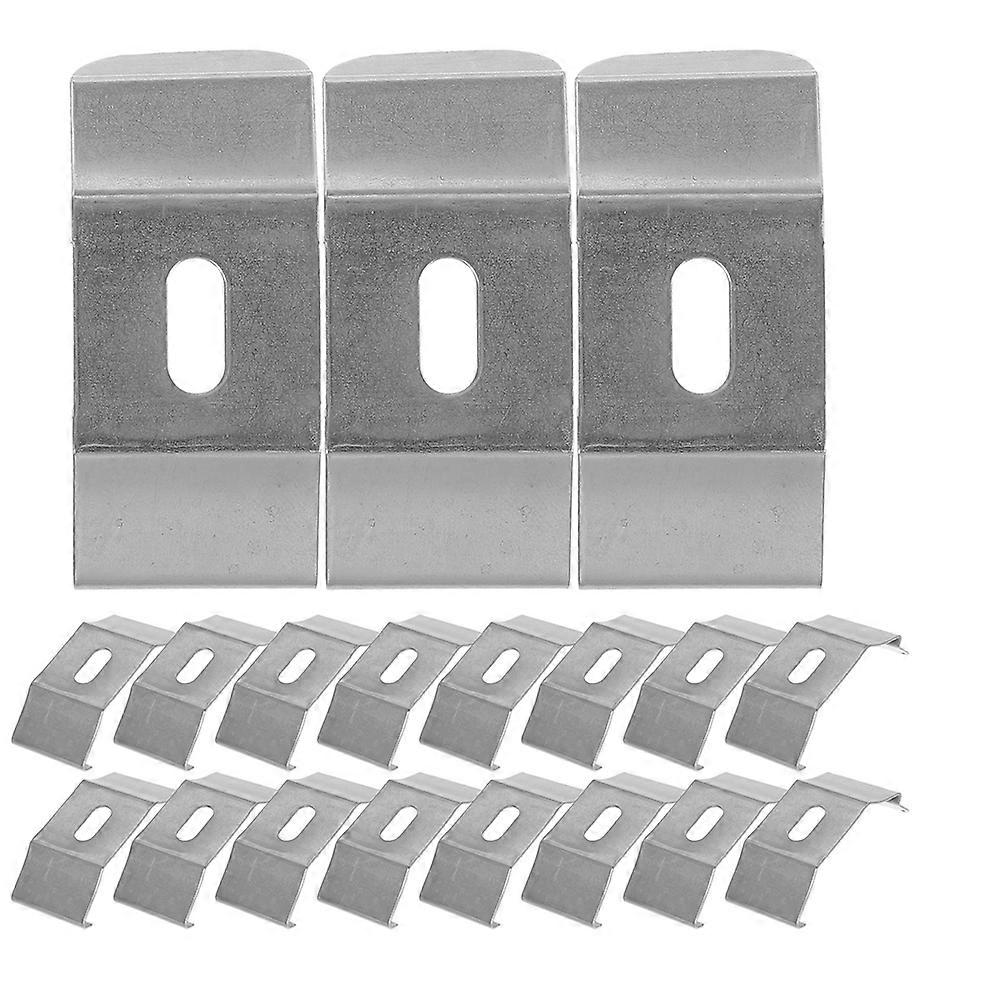 Roller Shades Accessories Vertical Blind Bracket for Home 200Pcs Silver