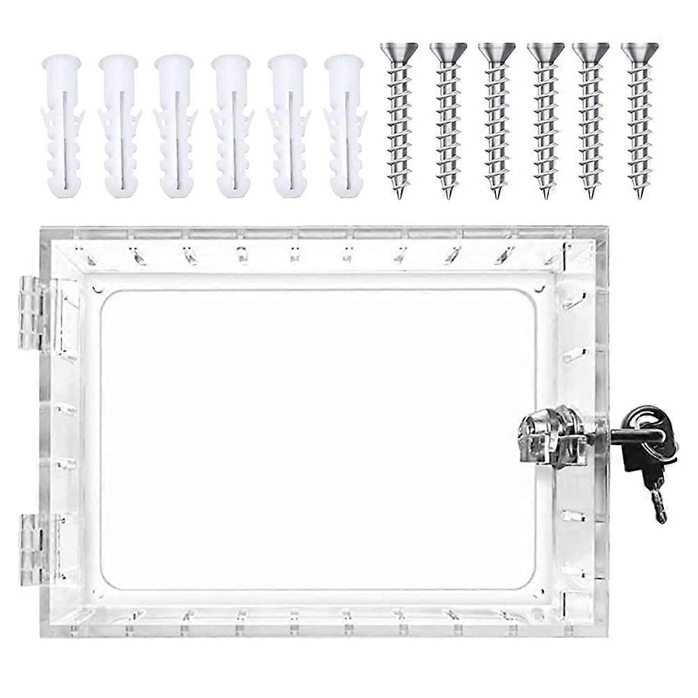 Universal Thermostat Guard Transparent Thermostat Box Protector For Home Use Adults 1 Set Wall Mountable