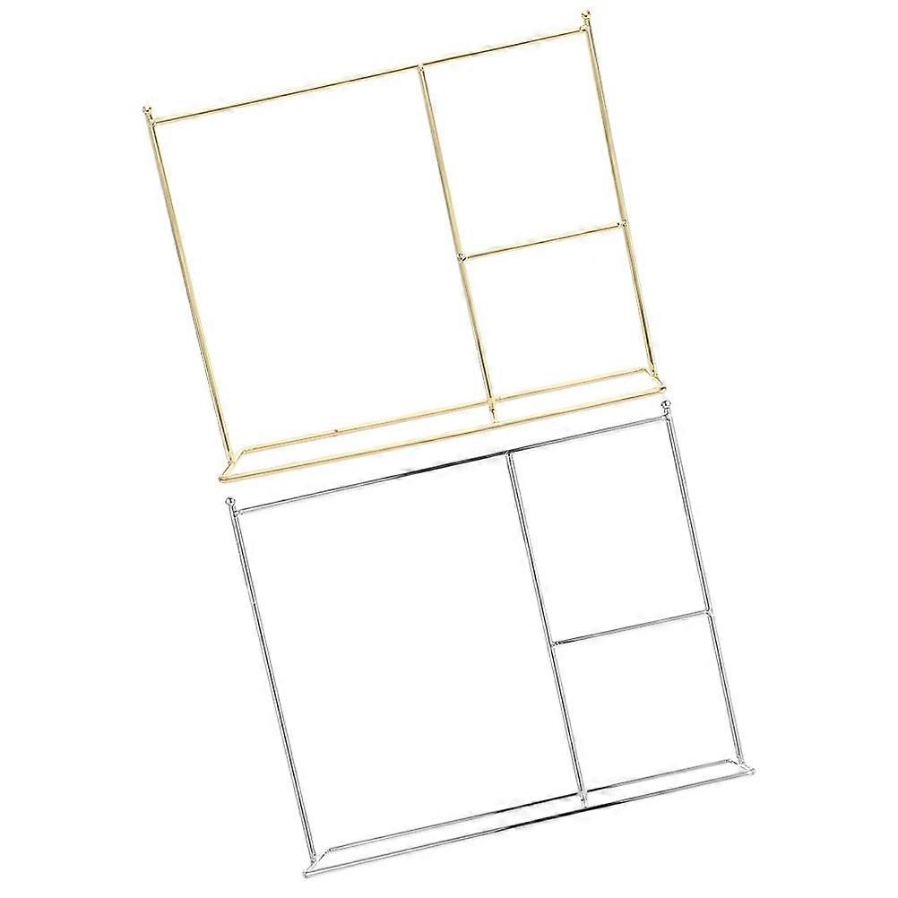Metal Doll Garment Rack Doll Clothes Rack for Display 8Pcs Assorted Color