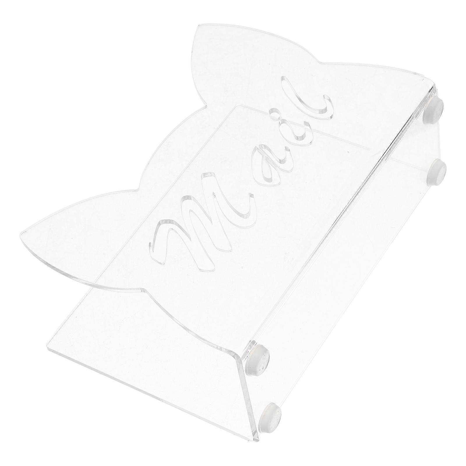 2Pcs Acrylic Mail Holder for Desk Providing Mail Sorting and Paper Storage