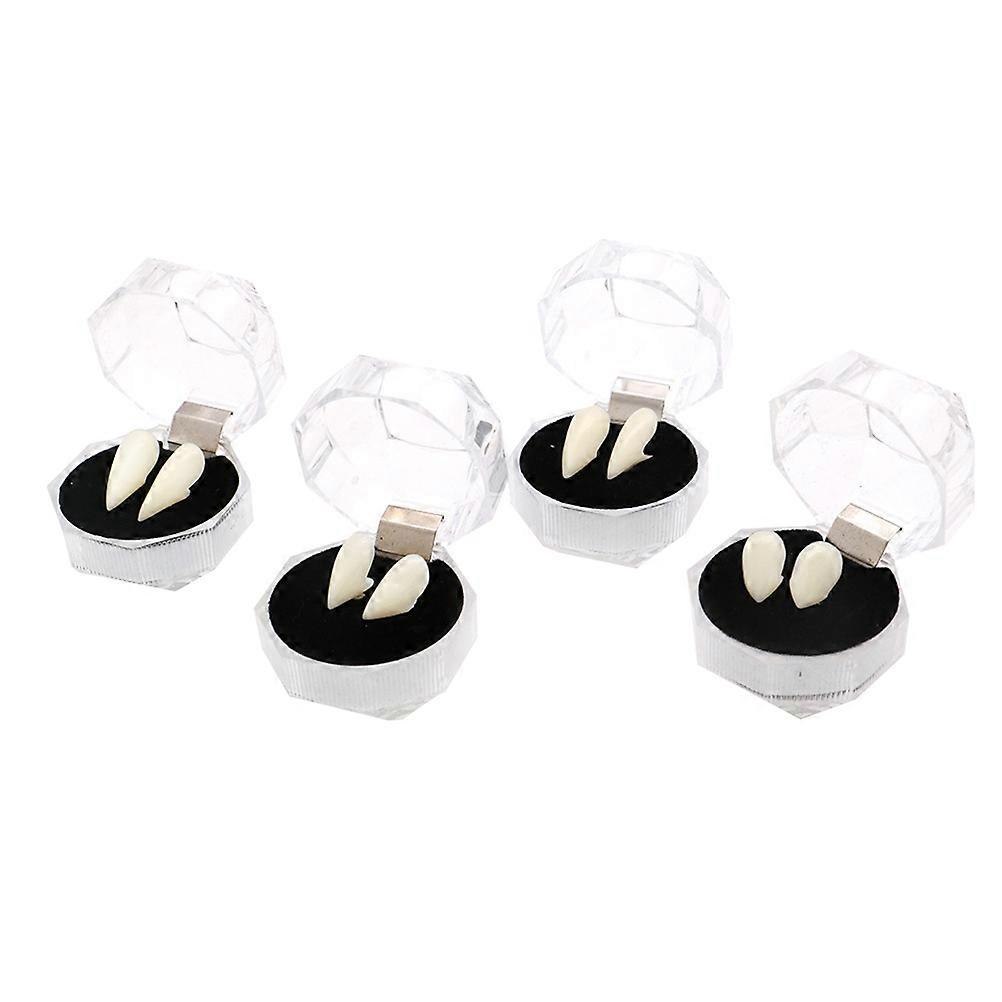 Fangs for Decoration 8 Boxes White Cosplay Costume Props