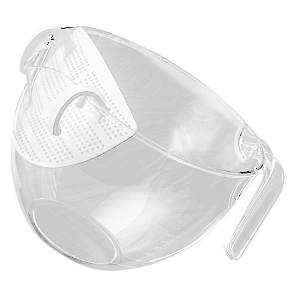 Rice Washing Strainer Bowl for Kitchen Use Plastic 2Pcs Set with Handle