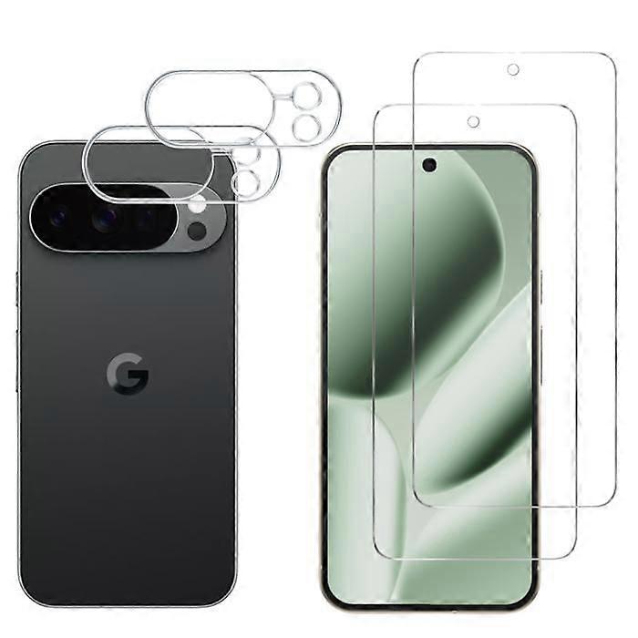 Tempered Glass for Google Pixel 10 Pro XL and Camera Protection [Pack 2] Phonillico® Screen Protector