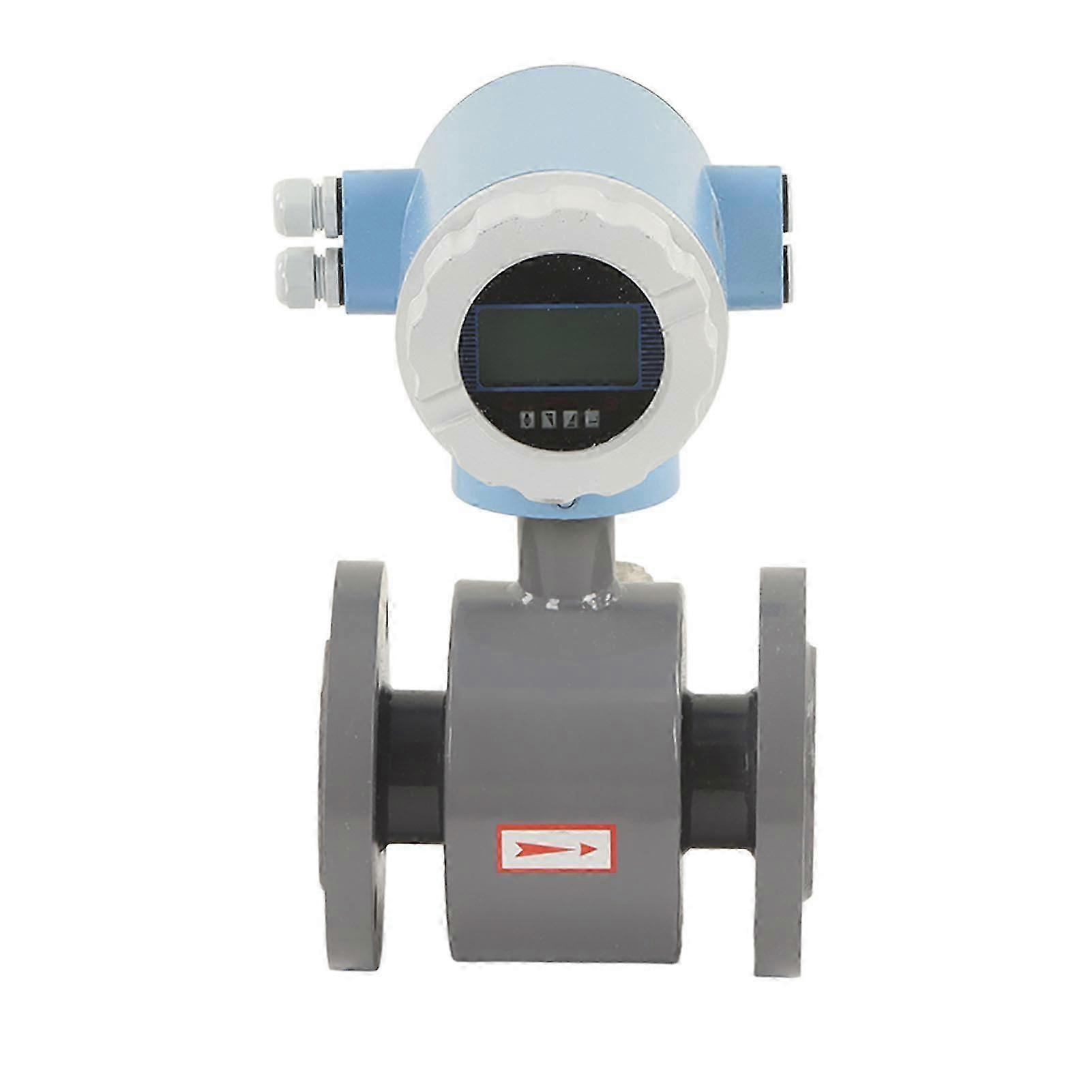 Electromagnetic Flowmeter 50mm Nominal Diameter IP65 High Accuracy Sewage Liquid Electromagnetic Flow Sensor 220V