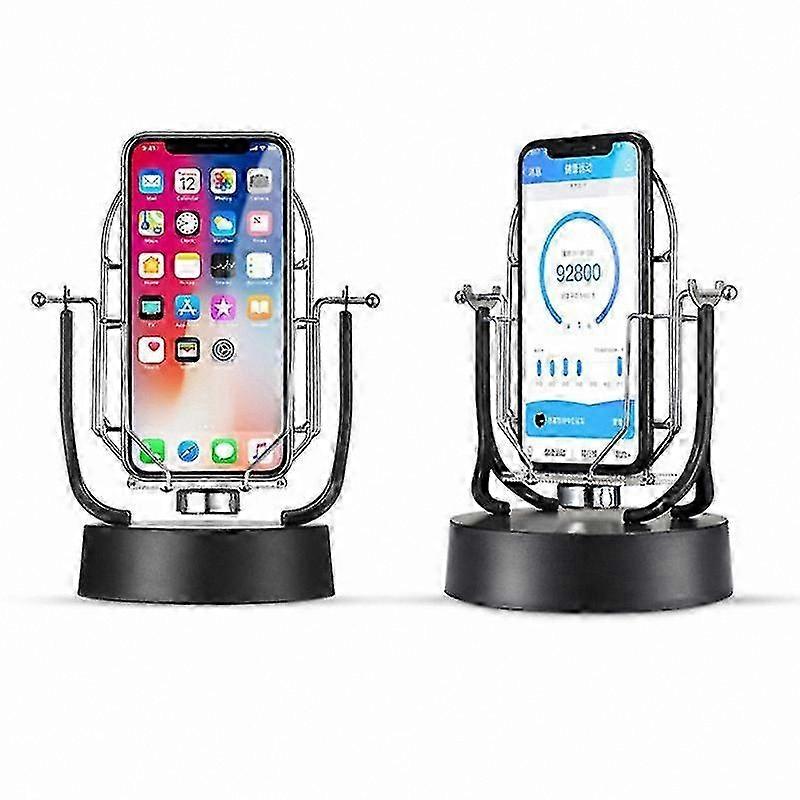 Automatic Phone Shaker with Swing Function for Step Counting and Mobile Positioning Holder